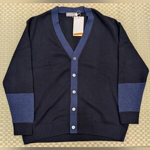 NWT Snow Lotus 100% Cashmere Cardigan Men's Size 120 cm (US Large)